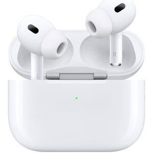 White Wireless Earbuds with Charging Case
